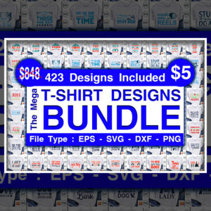 The Mega T-shirt Designs Bundle