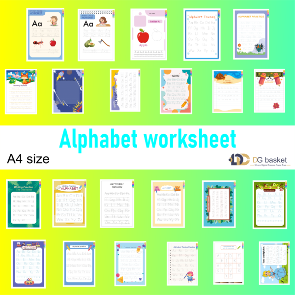 1300+ Alphabet Worksheer Bundle