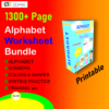 1300+ Alphabet Worksheer Bundle
