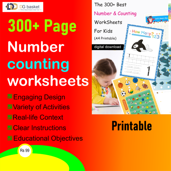Numbers & Counting Worksheet Bundle