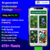 AI Realistic Under Water Art Reels Bundle 470+