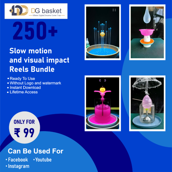 Slow Motion Visual Impact Reels Bundle 250+