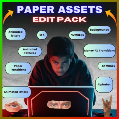 700+ Paper Assets Edit Pack - 10GB+ 🎯