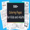Drawing & Coloring Worksheet Bundle