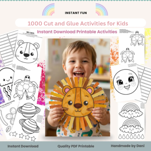 1000 Cut and Glue Activities for Kids
