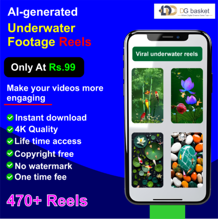 AI realistic art under water reels bundle