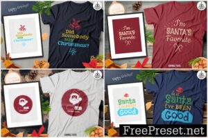 Christmas T-Shirt Designs Retro Bundle - Image 2