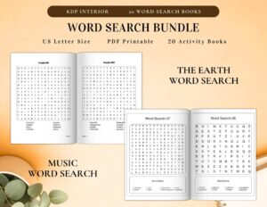 Word Search 2000+ Pages Bundle Printable - Image 5