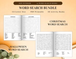 Word Search 2000+ Pages Bundle Printable - Image 7