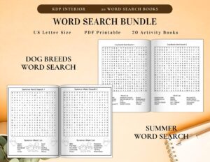 Word Search 2000+ Pages Bundle Printable - Image 4