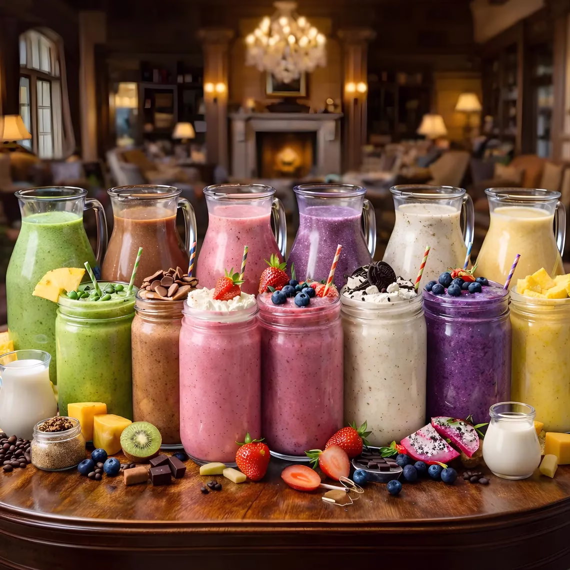 Alternative view of 50 High Protein Smoothie Recipes, Muscle Gain Fat Loss Smoothie Guide, Fitness Recipe Ebook, Healthy Protein Shake Cookbook