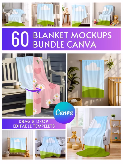 200+ Canva Horizontal Frame Mockup Bundle