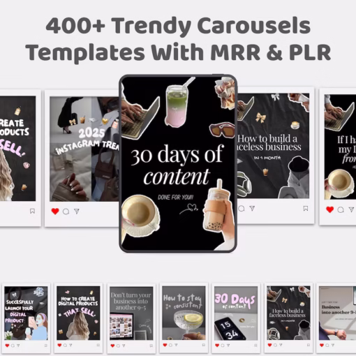 400+ Faceless Instagram Carousel Templates Canva
