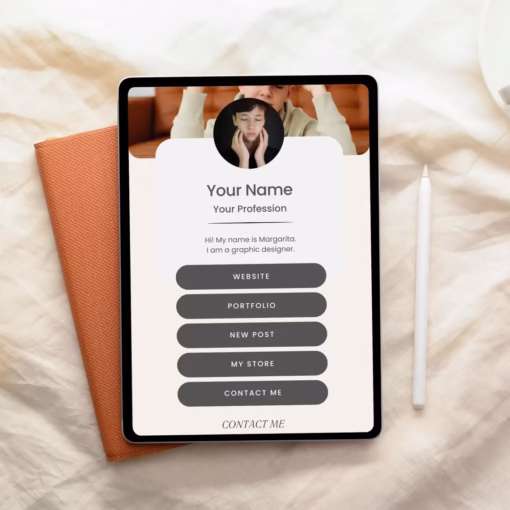 Alternative view of Instagram Profile Mockups Canva Templates