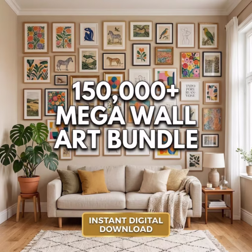 150,000+ Printable Wall Art Bundle