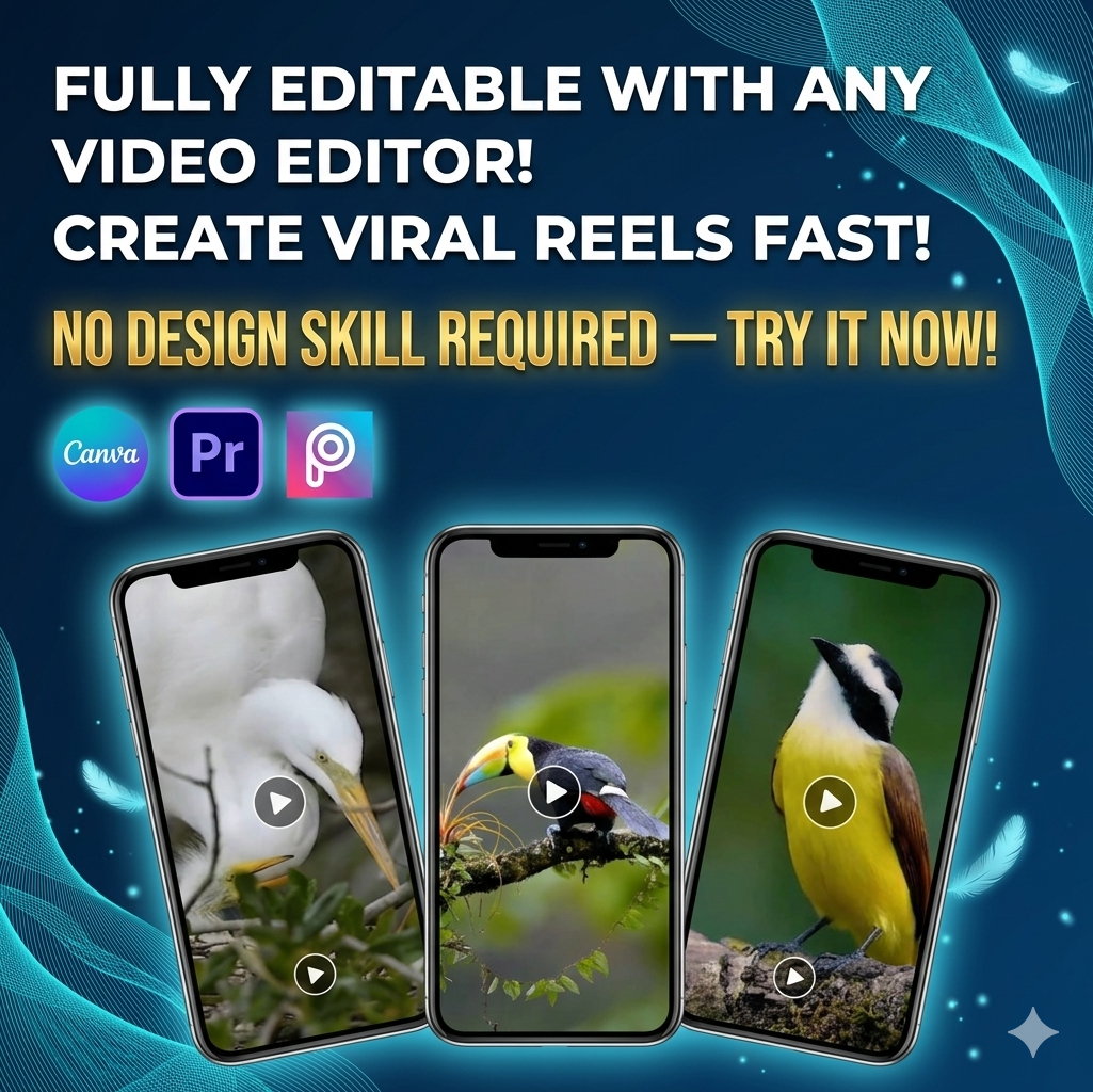cute birds reels reels bundle