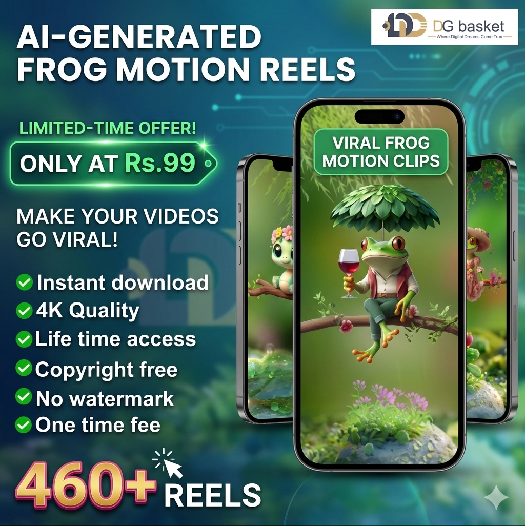 AI frog motion reels bundle