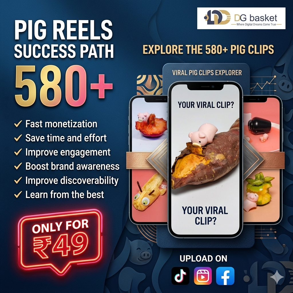 cute pig reels bundle