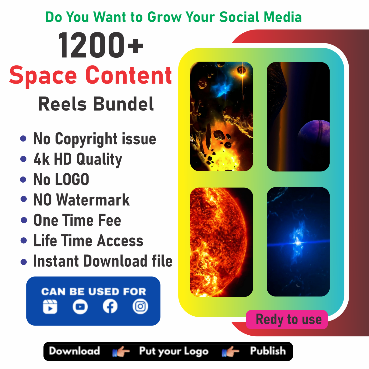 space content reels bundle