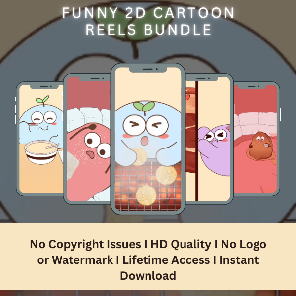 funny 2d cartoon reels bundle - Image 2