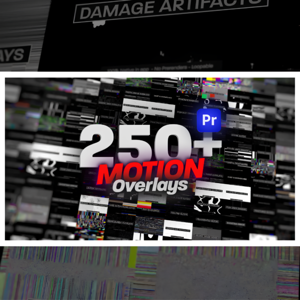 Animated Motion Overlays Pack For Premiere Pro